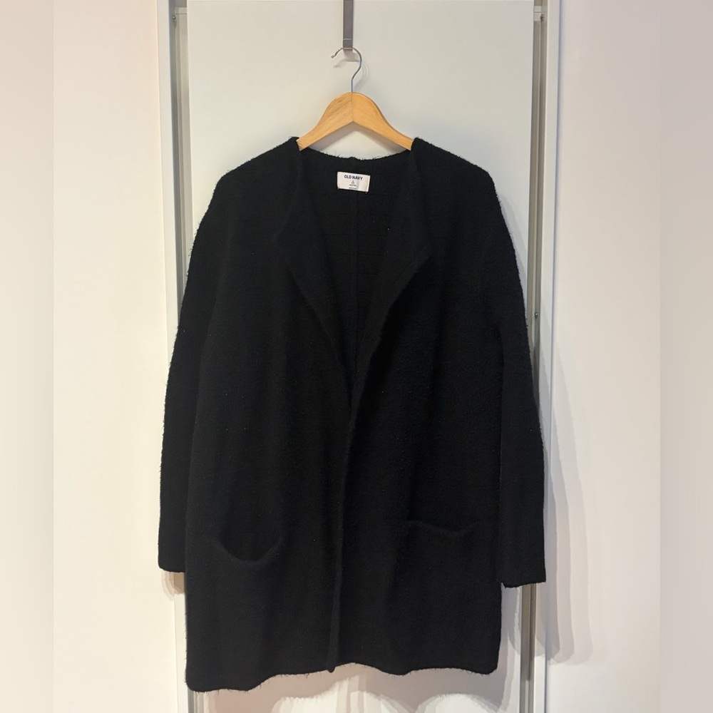 Old Navy | Plus-Size Long Black Cardigan